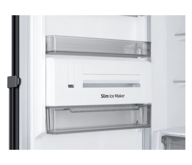 Zamrażarka Samsung RZ32C76CE22 EF Bespoke No Frost 186cm 36dB Czarne Szkło Kostkarka SLIM AI 323L - 1351932 - zdjęcie 7